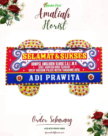 Papan Bunga Ucapan Selamat Brumbungan